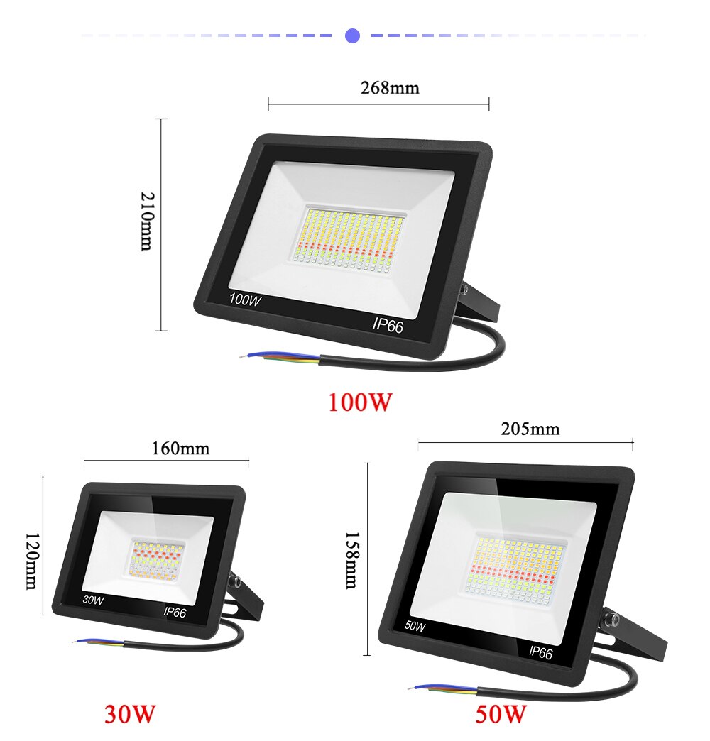 Reflector For Router Reflector Wifi Rgb Impermeable De 30w Con Conector De 110 VAC - Vimael S.A