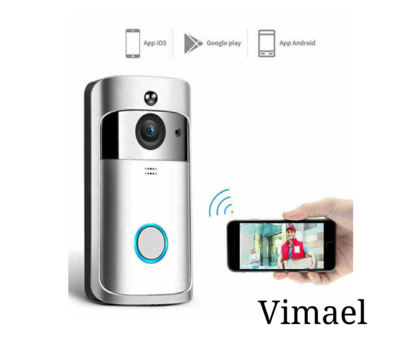 Videoportero Wifi HD Camara Timbre Inalambrico Con Sensor De Movimiento  Audio