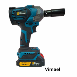 Llave De Impacto Gisam Inalámbrica 1000 N.M Con Batería Recargable