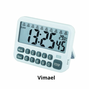 Cronómetro Timer 10 Tiempos, Reloj De 24H