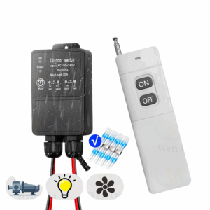 relay con control remoto impermeable de largo alcance