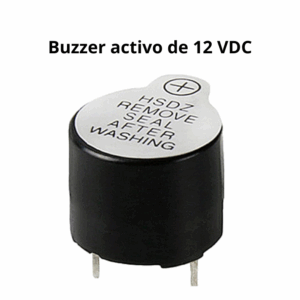 Buzzer activo de 12 VDC