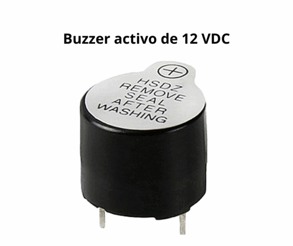 Buzzer activo de 12 VDC