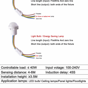 sensor de movimiento 110 vac