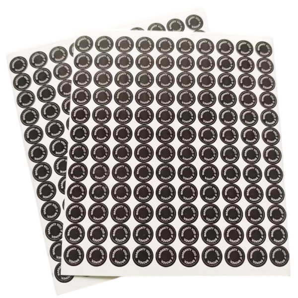 sticker garantia tornillo