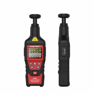 Tacómetro Láser HABOTEST HT671 Con Y Sin Contacto,  Recargable Y Con Conexión A Pc.