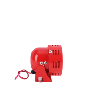 sirena roja metalica