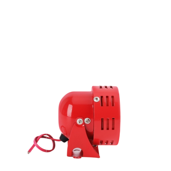 sirena roja metalica