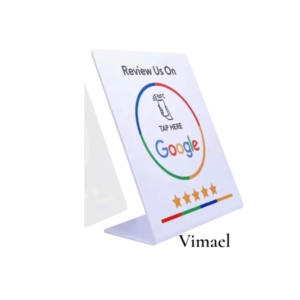Acrílico Con Tarjeta NFC 13,56 MHz Para Reseñas De Google