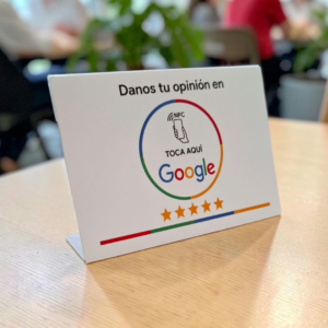 acrilico para google review