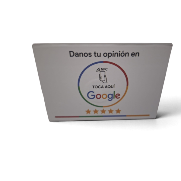 acrilico para google review
